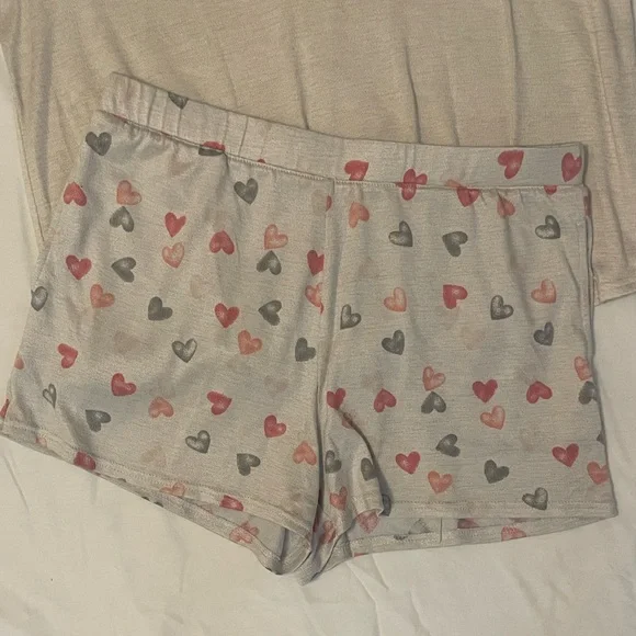 π *Lovable Cream & Pink PJs π - Picture 3 of 7